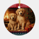 Search for golden retriever christmas decor Puppy