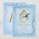 Search for princess carriage sweet 16 invitations Elegant