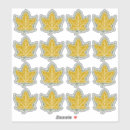 Search for golden leaves stickers Party