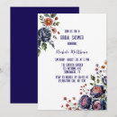 Search for coral and navy invitations Rose