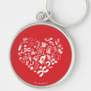 Search for space key rings Heart