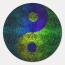 Search for colourful yin yang stickers Blue