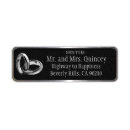 Search for bride and groom return address labels Rsvp