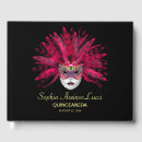 Search for masquerade guest books Stylish