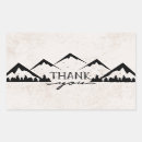 Search for adventures rectangle stickers Rustic