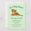 Search for cute baby tiger cub invitations For her