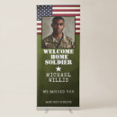 Search for welcome home banners Army