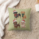 Search for dachshund christmas cushions Santa