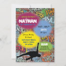 Search for graffiti birthday invitations Party