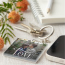 Search for love couple key rings Typography