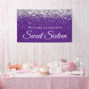 Search for purple and silver banners Elegant