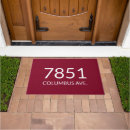 Search for burgundy doormats Elegant