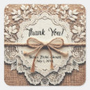 Search for burlap and lace stickers Chic