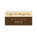 Search for give thanks return address labels Autumn