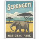 Search for serengeti stickers Tanzania