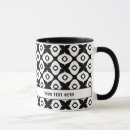 Search for symmetrical mugs Black and white