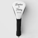 Search for wedding golf head covers Typography