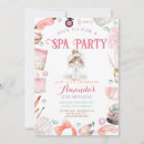 Search for spa day birthday invitations Modern