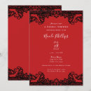Search for red black bridal shower invitations Modern