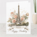 Search for paris birthday cards Elegant