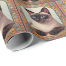 Search for siamese cat wrapping paper Kitten