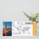Search for plane invitations Fake plane ticket