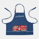 Search for fire truck aprons Cute