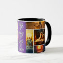 Search for purple and cream mugs Blue