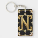 Search for letter n key rings Elegant