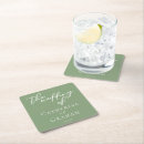 Search for wedding coasters Elegant typography