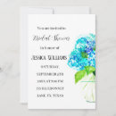 Search for blue hydrangea bridal shower invitations Flowers