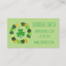 Search for paddy business cards Shamrock