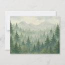 Search for watercolor forest postcards Pine
