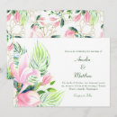 Search for tropical floral wedding invitations Flower