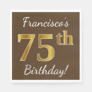 Search for 75th birthday napkins Elegant