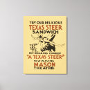 Search for cowboy canvas prints Antique