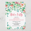 Search for luau 50th birthday invitations Summer
