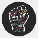 Search for black power fist stickers Social justice