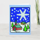 Search for church scene christmas cards Snow