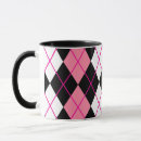 Search for pink argyle mugs Black
