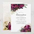 Search for wine quinceanera invitations Floral