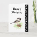 Search for chickadee birthday cards Nature