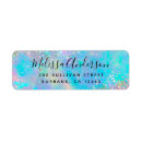 Search for opal return address labels Iridescent