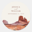 Search for desert wedding stickers Terracotta