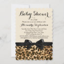 Search for leopard baby shower invitations Elegant
