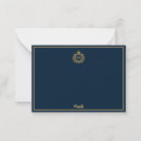 Search for gold initials note cards Border