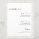Search for cocktail wedding menus Drink