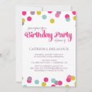 Search for colors birthday invitations Pattern