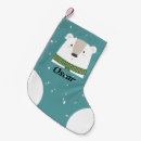 Search for cute polar bear christmas stockings Snowflakes