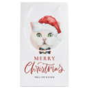 Search for christmas cat gift bags Santa